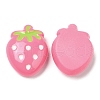 Opaque Resin Fruit Cabochons RESI-G072-02E-1