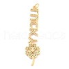 Eco-Friendly Brass Micro Pave Cubic Zirconia Pendants KK-K268-37G-3