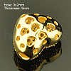 Brass Cubic Zirconia Pendants ZIRC-D007-1G-3