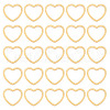 BENECREAT 30Pcs 201 Stainless Steel Linking Rings STAS-BC0003-57-1