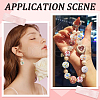 SUNNYCLUE 20Pcs 5 Colors Luminous Resin Pave Rhinestone Beads RESI-SC0005-56-5