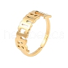Ion Plating(IP) 304 Stainless Steel Constellation Open Cuff Ring for Women RJEW-C097-01G-03-1
