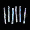 Transparent Glass Bugle Beads SEED-T005-15-A02-2