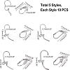 Unicraftale 304 Stainless Steel Leverback Earring Findings STAS-UN0004-53P-6