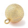 Brass Bell Pendants KK-NH0001-01G-2