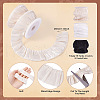  15 Yards 3 Colors Ruffled Chiffon Polyester Ribbon OCOR-TA0001-81-4