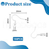 Unicraftale 150Pcs 304 Stainless Steel Earring Hooks STAS-UN0058-82-3