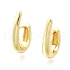 Brass Teardrop Hoop Earrings EJEW-Z121-09G-4