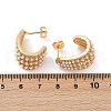 Brass Stud Earrings KK-U058-68G-5