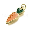 Brass Enamel Pendants KK-B136-07G-03-2