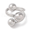 Non-Tarnish 304 Stainless Steel Adjustable Cuff Rings for Women RJEW-G315-04P-2