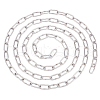304 Stainless Steel Paperclip Chains CHS-WH0002-02A-P-1