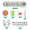 5D DIY Diamond Painting Cup Mat Kits DIY-TAC0021-09A-23