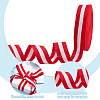 GOMAKERER 25 Yards Polyester Striped Ribbons OCOR-GO0001-29E-5