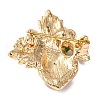 KC Gold Plated Alloy Enamel Strawberry Brooches JEWB-L017-01KCG-02-2