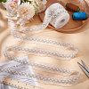 BENECREAT Grenadine Mesh Lace Trim with Plastic Pearl OCOR-BC0007-32A-5