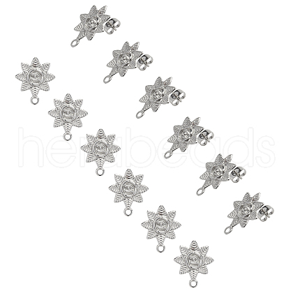 Unicraftale 304 Stainless Steel Stud Earring Findings STAS-UN0008-06P-1