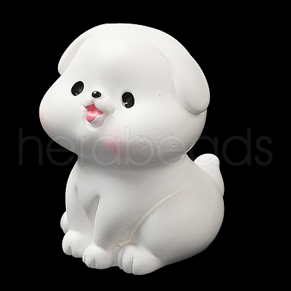 Dog Resin Display Decorations DJEW-F022-A04-1