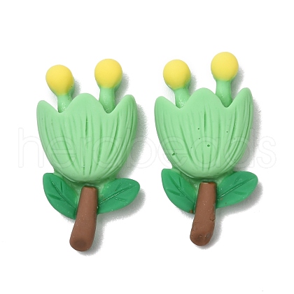 Opaque Resin Cabochons Accessories RESI-O011-09-1