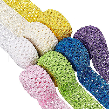 Elastic Crochet Headband Ribbon WCOR-BC0001-01-1