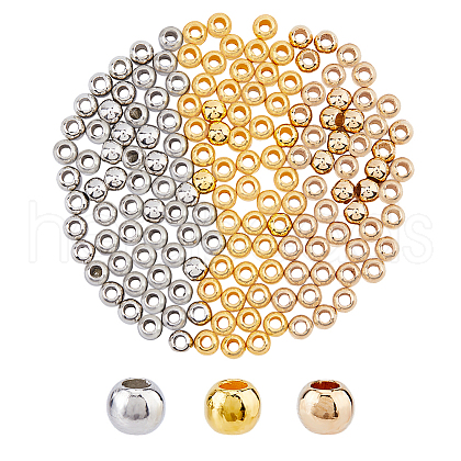 DICOSMETIC 600Pcs 3 Colors Plastic Beads FIND-DC0005-88-1