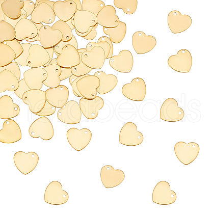 Unicraftale 60Pcs Ion Plating(IP) 201 Stainless Steel Charms STAS-UN0059-81G-1