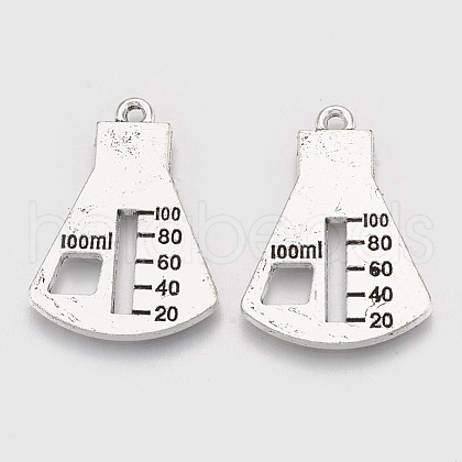 Tibetan Style Alloy Pendants TIBEP-T052-22AS-RS-1