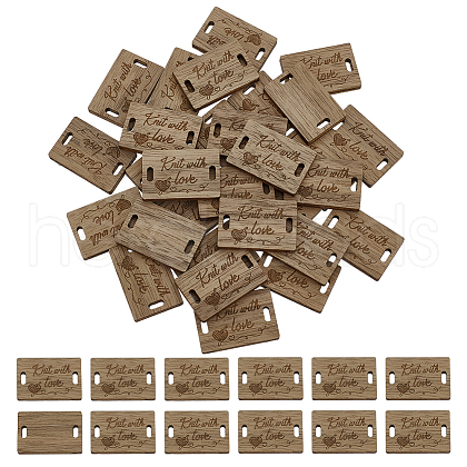 Fingerinspire 30Pcs Wood Knitting DIY-FG0006-23-1