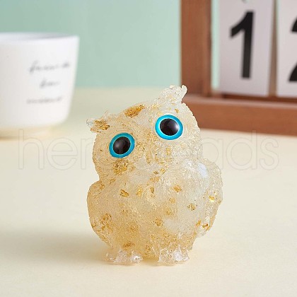 Crystal Owl Figurine Collectible JX545E-1