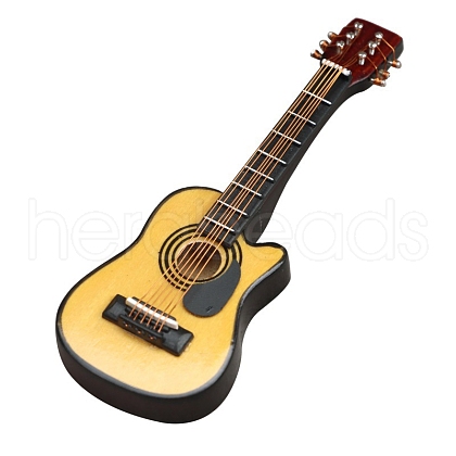 Wood Guitar Miniature Ornaments PW-WGBBC8F-02-1