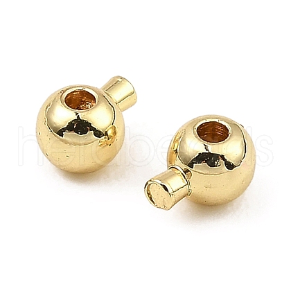 Brass Crimp Beads X-KK-Z030-16B-G-1