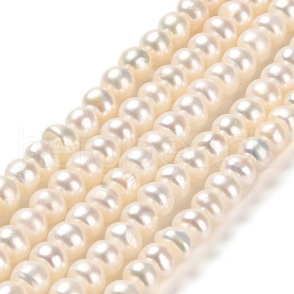 Natural Cultured Freshwater Pearl Beads Strands PEAR-J007-26-1