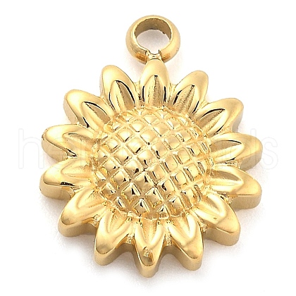 Ion Plating(IP) 304 Stainless Steel Charms STAS-P379-03G-G-1