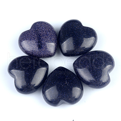 Mother's Day Gifts Synthetic Blue Goldstone Healing Stones PW-WGA91AE-24-1
