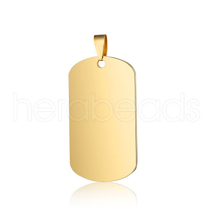 Ion Plating(IP) 304 Stainless Steel Pendants STAS-I311-03B-G-1