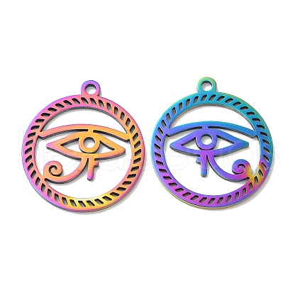 Ion Plating(IP) 304 Stainless Steel Pendants STAS-L020-010RC-1