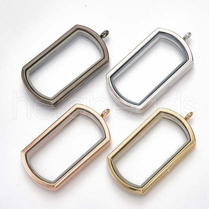 Alloy Magnetic Locket Big Pendants PALLOY-T052-17-1