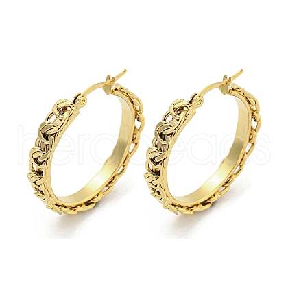 304 Stainless Steel Earrings for Women EJEW-E305-15G-01-1