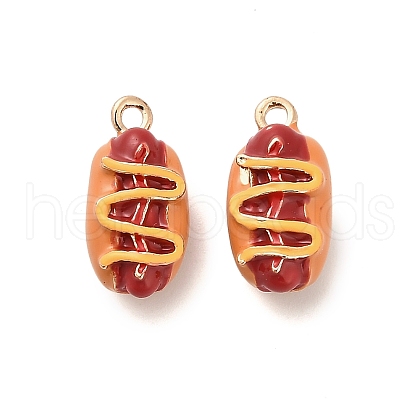 Alloy Enamel Pendants PALLOY-R155-01G-07-1