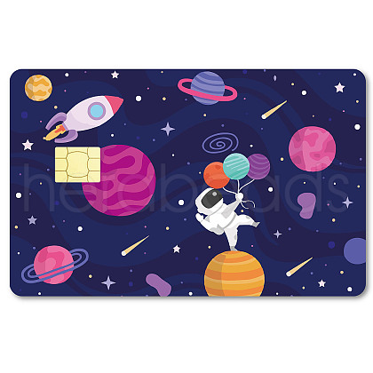 Rectangle PVC Plastic Waterproof Card Stickers DIY-WH0432-103-1