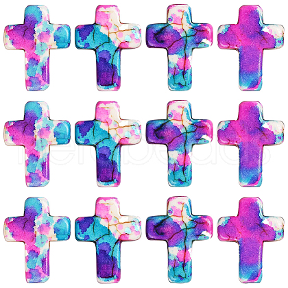 SUNNYCLUE 4 Strands Synthetic Turquoise Beads Strands G-SC0003-08-1
