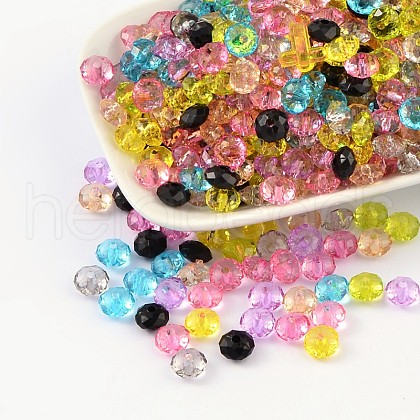 Transparent Acrylic Beads PL408Y-1
