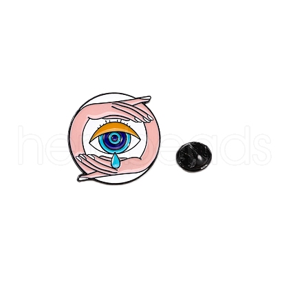 Creative Cartoon Eye Brooch PW-WG92283-02-1