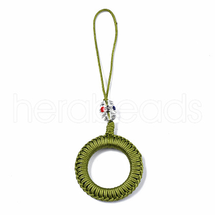 Polyester Tassel Woven Big Pendant Decorations FIND-N052-001E-1