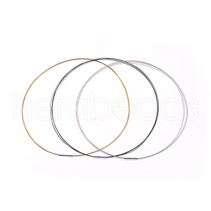 Steel Wire Necklace Making MAK-I011-08-1