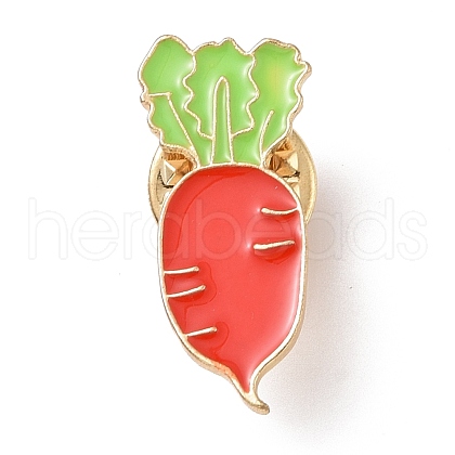 Carrot Enamel Pin JEWB-G012-C03-1