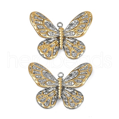 304 Stainless Steel Pendants STAS-L290-63GP-1