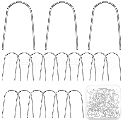 SUNNYCLUE 100Pcs 316 Surgical Stainless Steel Earring Hooks STAS-SC0006-30-1
