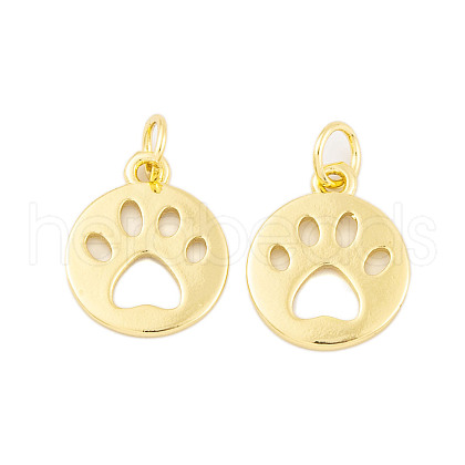 Rack Plating Brass Pendants KK-P269-13G-1
