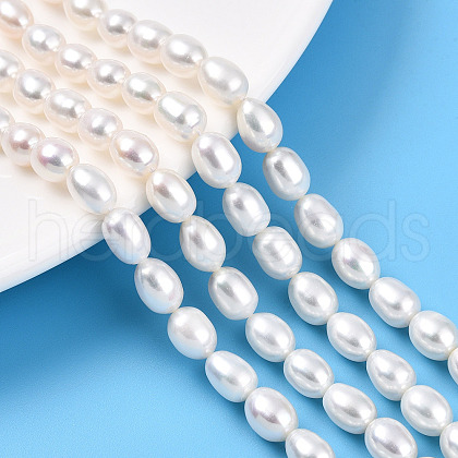 Natural Cultured Freshwater Pearl Beads Strands PEAR-N012-AA-01-1